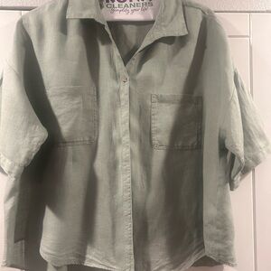 New CHARLIE B Sage Green Shirt
